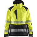 Blaklader High Vis Ladies Shell Jacket, Yellow/Black