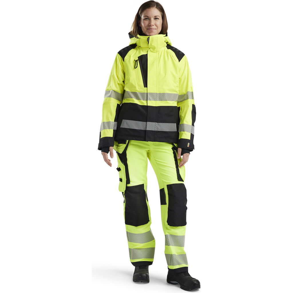 Blaklader High Vis Ladies Shell Jacket, Yellow/Black (5)