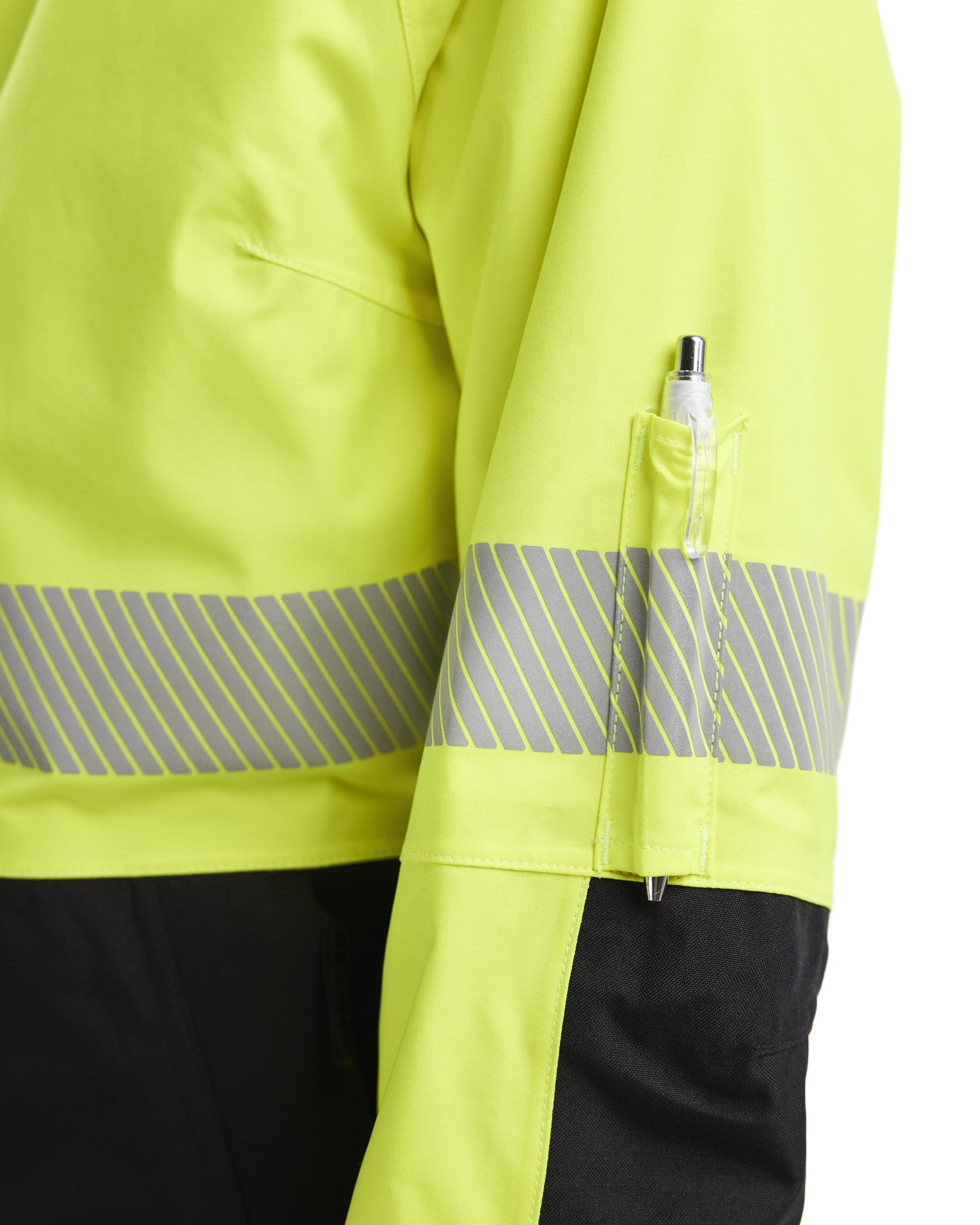 Blaklader High Vis Ladies Shell Jacket, Yellow/Black (6)