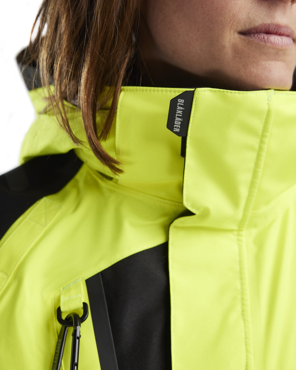 Blaklader High Vis Ladies Shell Jacket, Yellow/Black (7)
