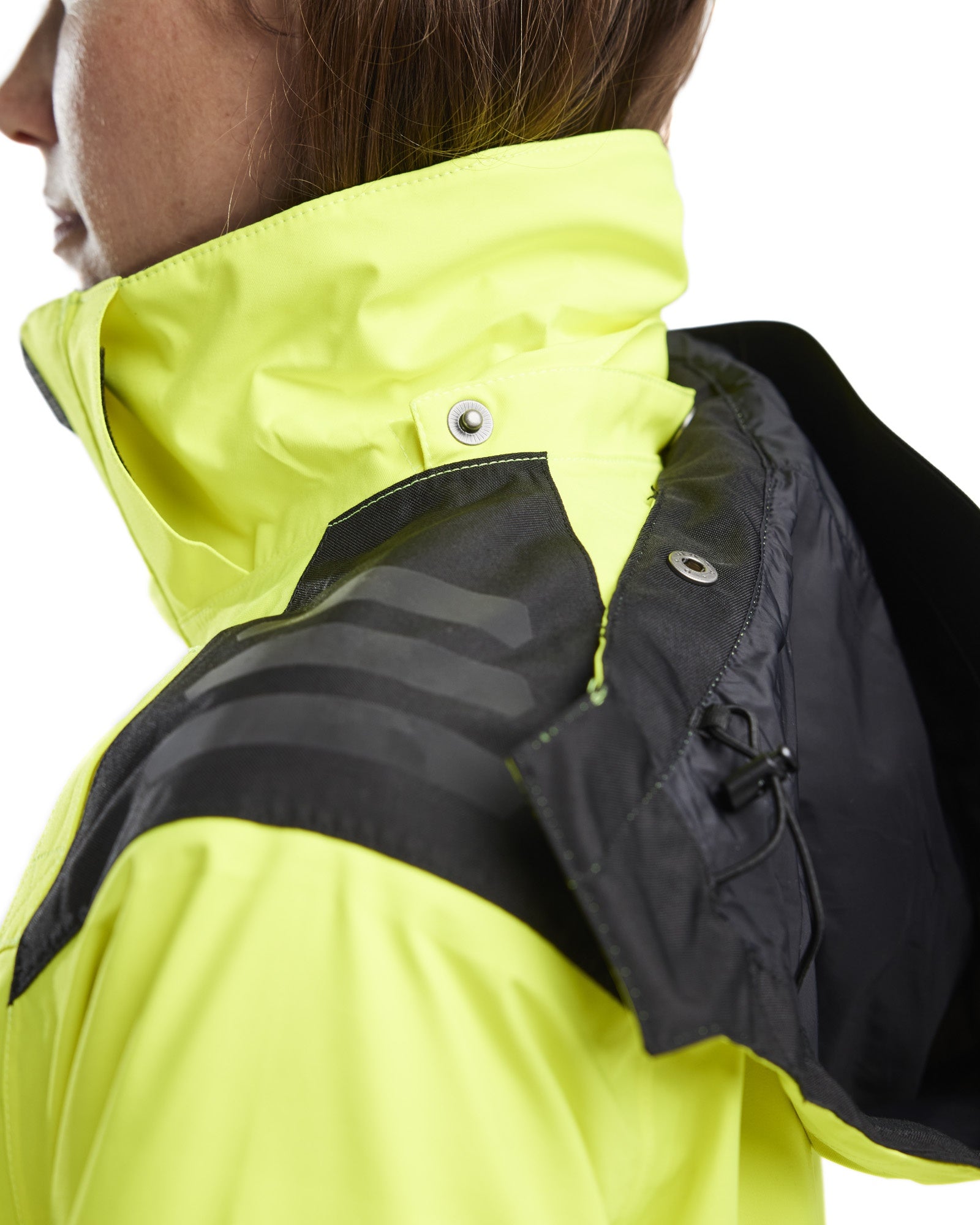 Blaklader High Vis Ladies Shell Jacket, Yellow/Black (10)