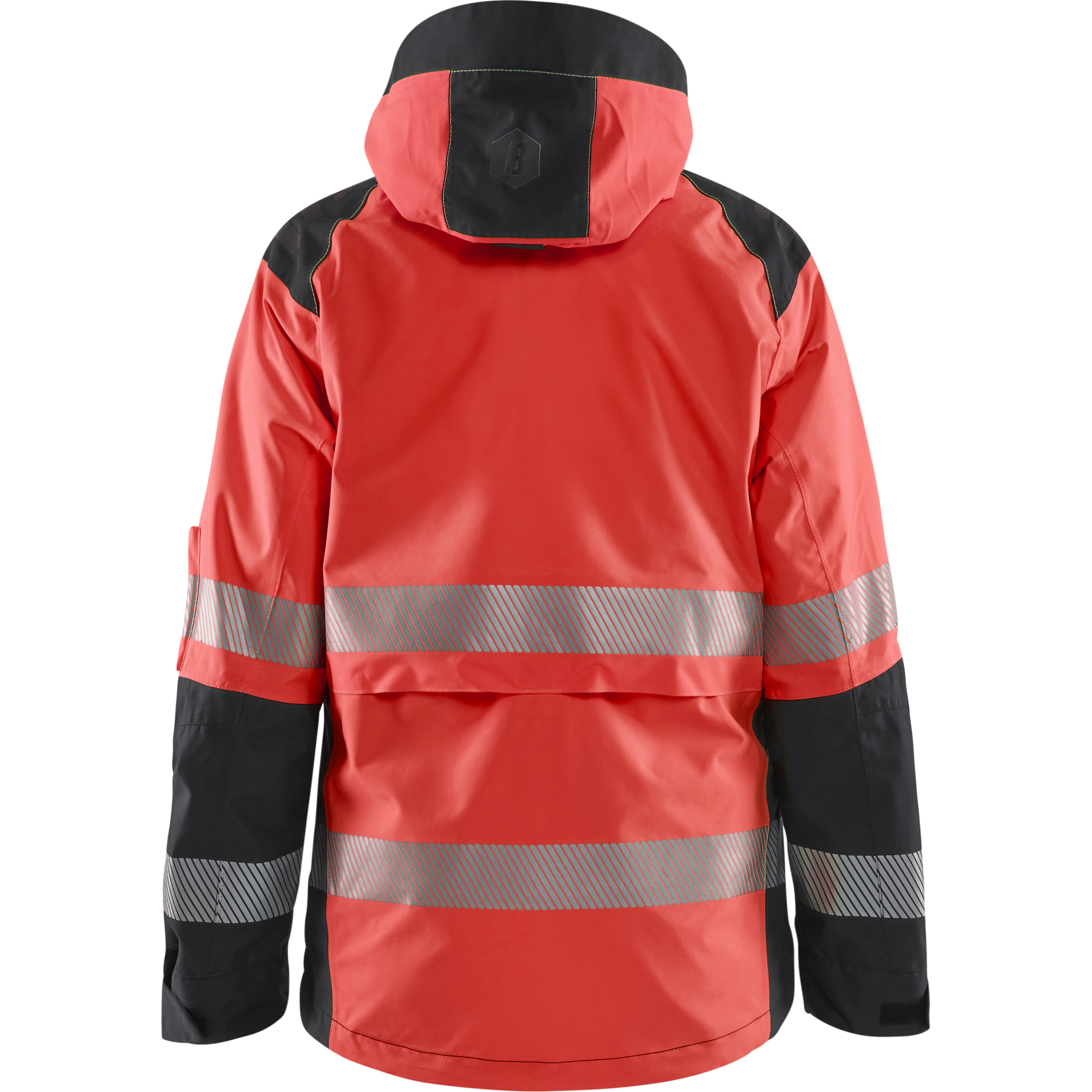 Blaklader High Vis Women's Shell Jacket, Red/Black (4)