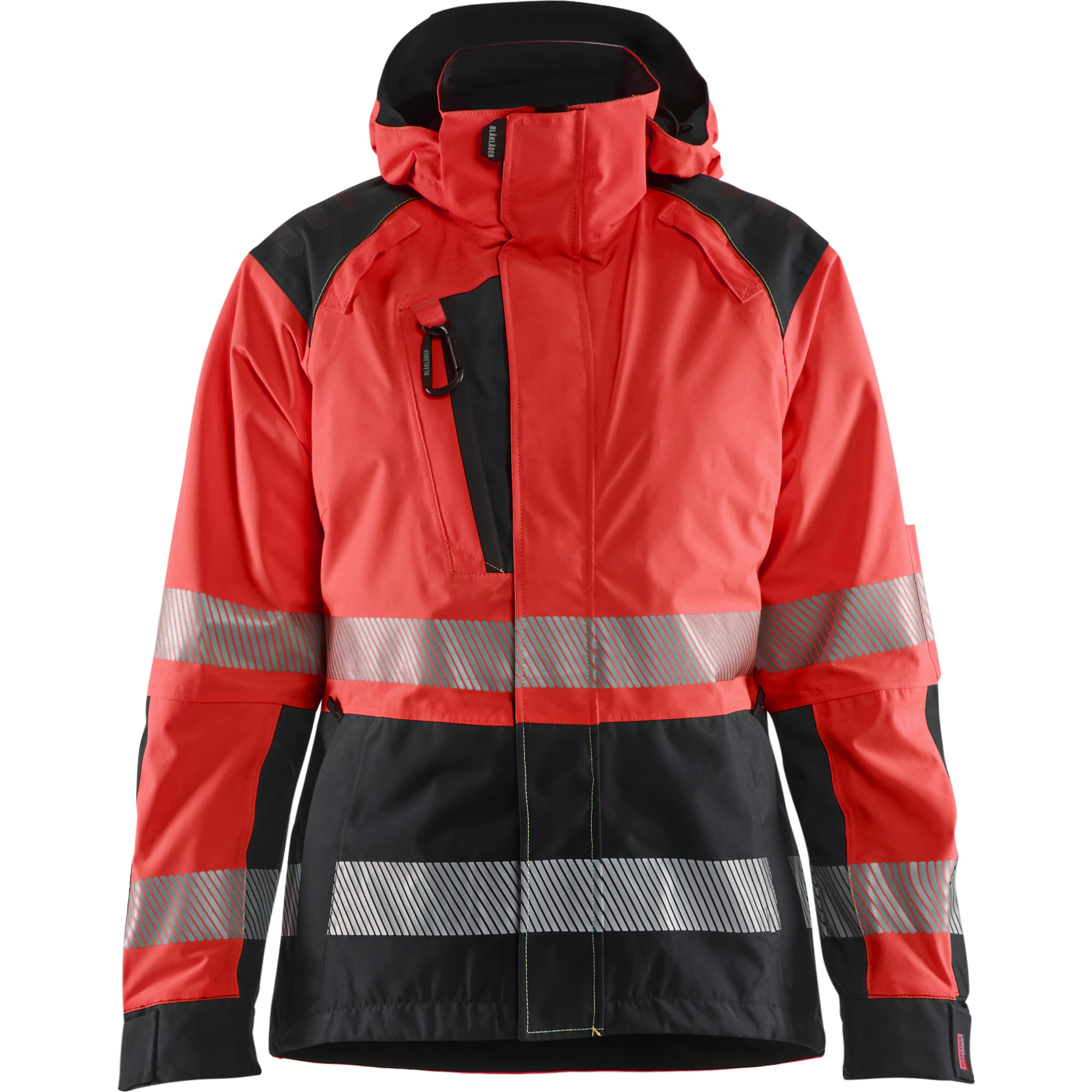 Blaklader High Vis Women's Shell Jacket, Red/Black