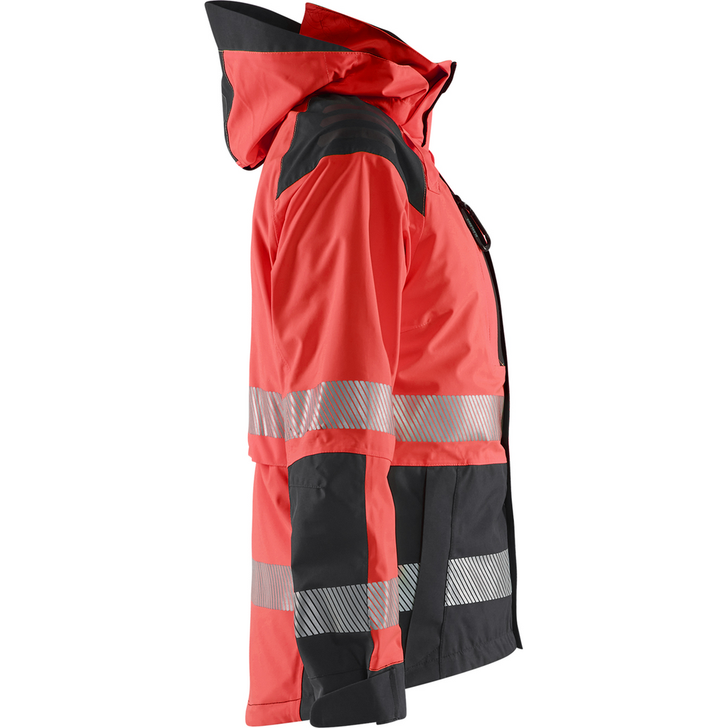 Blaklader High Vis Women's Shell Jacket, Red/Black (2)