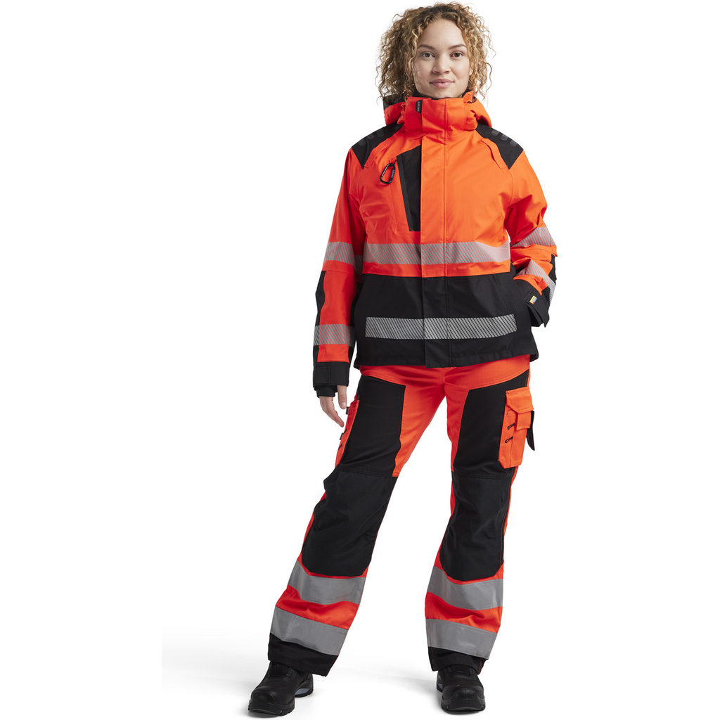 Blaklader High Vis Women's Shell Jacket, Red/Black (5)