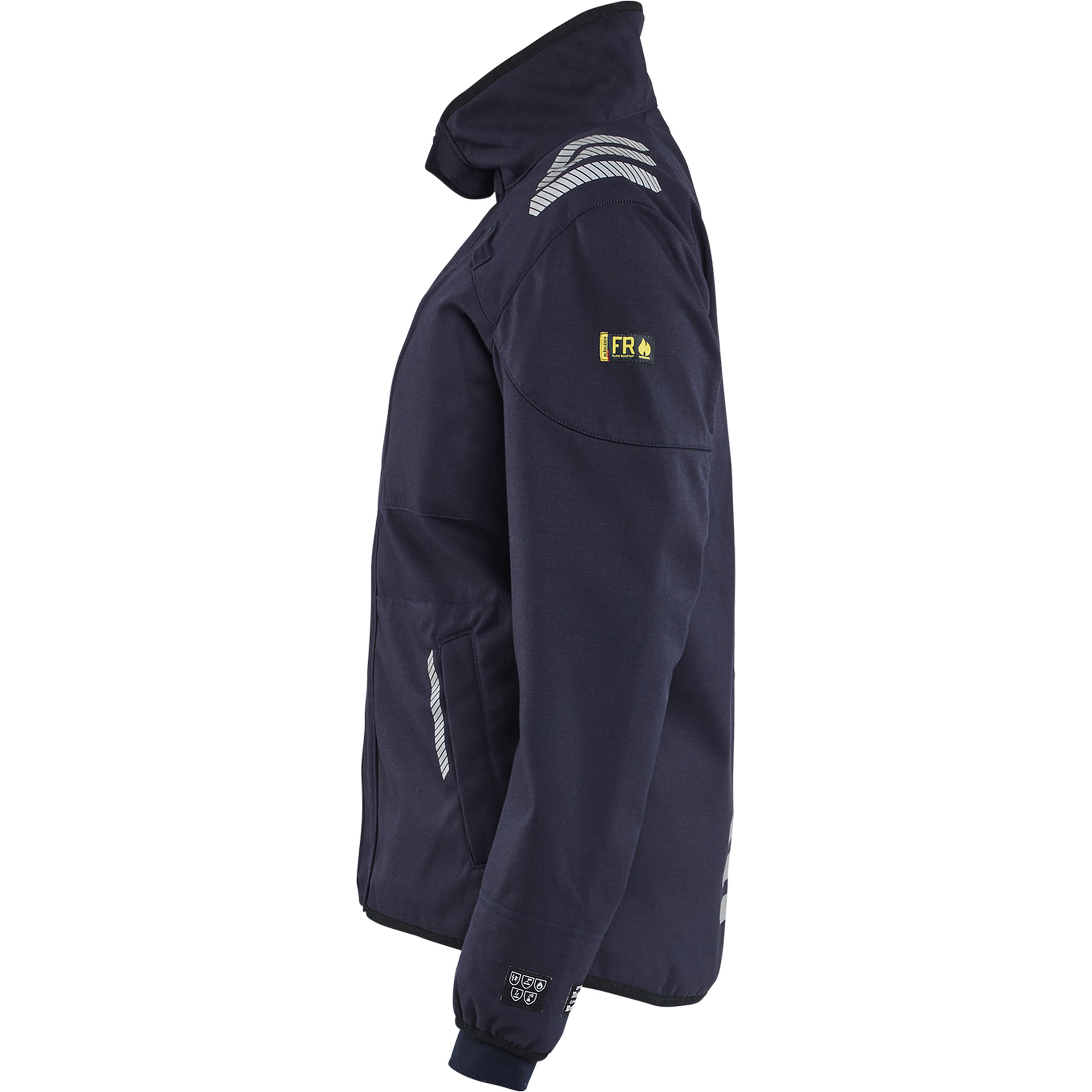 Blaklader Women's Softshell Jacket, Navy Blue (3)