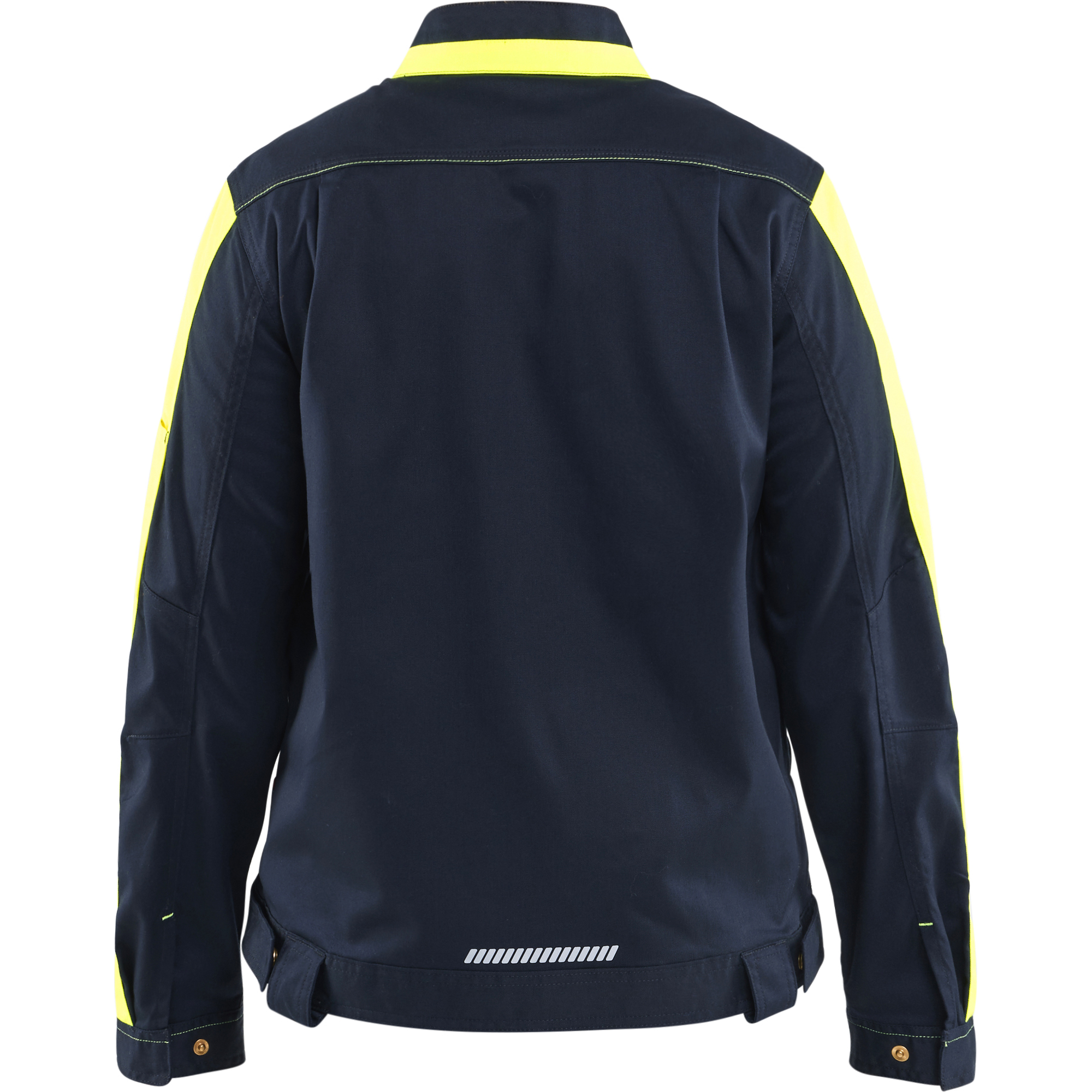 Blaklader Ladies Stretch Industrial Jacket, Dark Navy/Yellow (4)