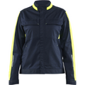 Blaklader Ladies Stretch Industrial Jacket, Dark Navy/Yellow