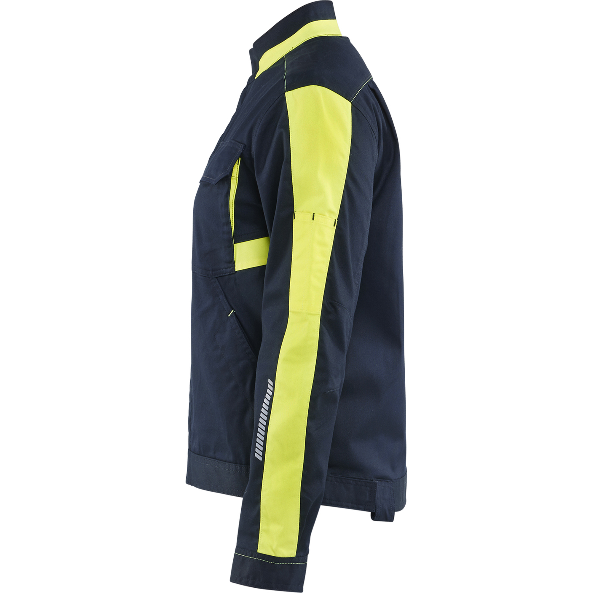 Blaklader Ladies Stretch Industrial Jacket, Dark Navy/Yellow (3)