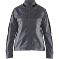Blaklader Ladies Stretch Industry Jacket, Medium Grey/Black