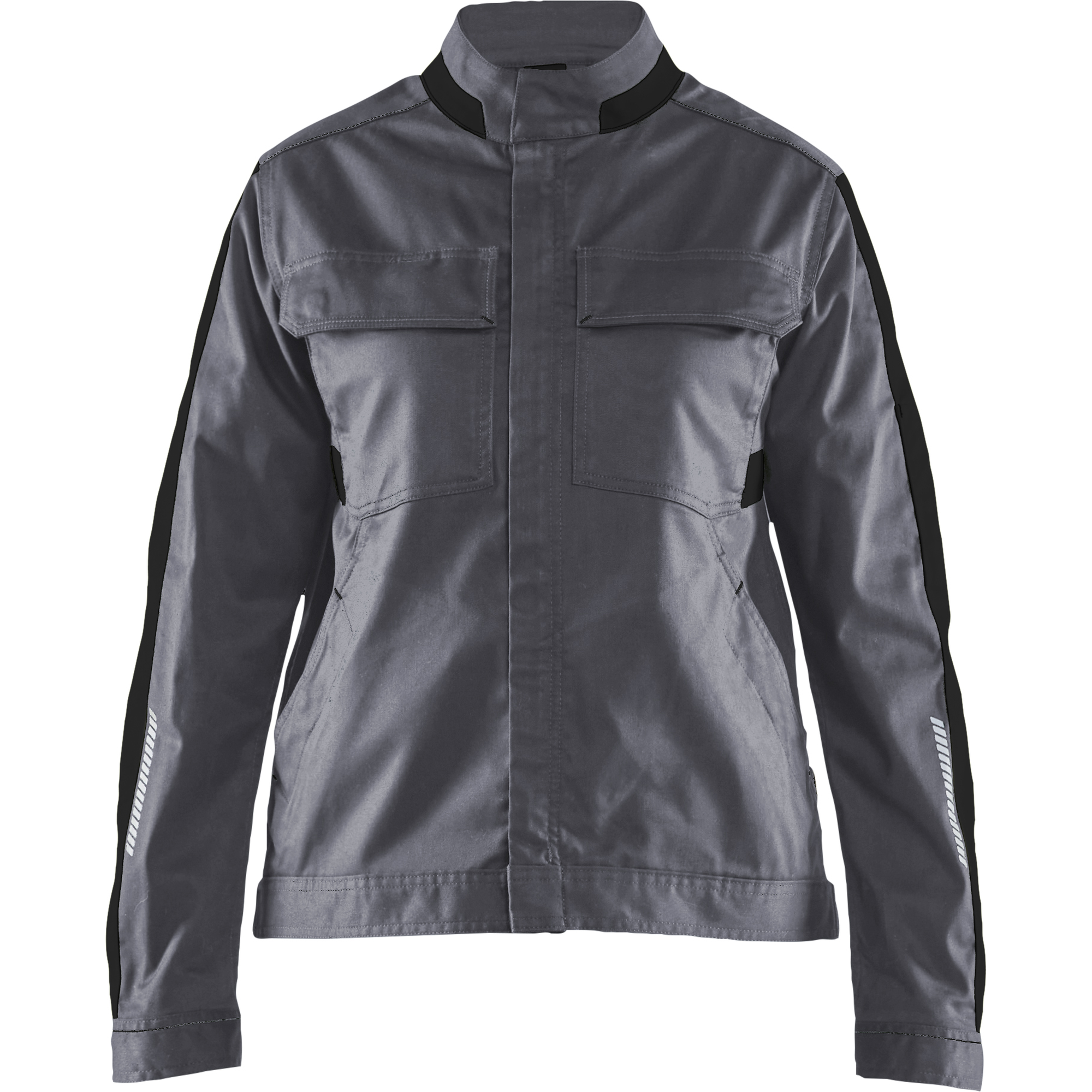 Blaklader Ladies Stretch Industry Jacket, Medium Grey/Black
