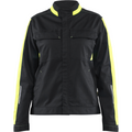 Blaklader Ladies Industrial Stretch Jacket, Black/Yellow