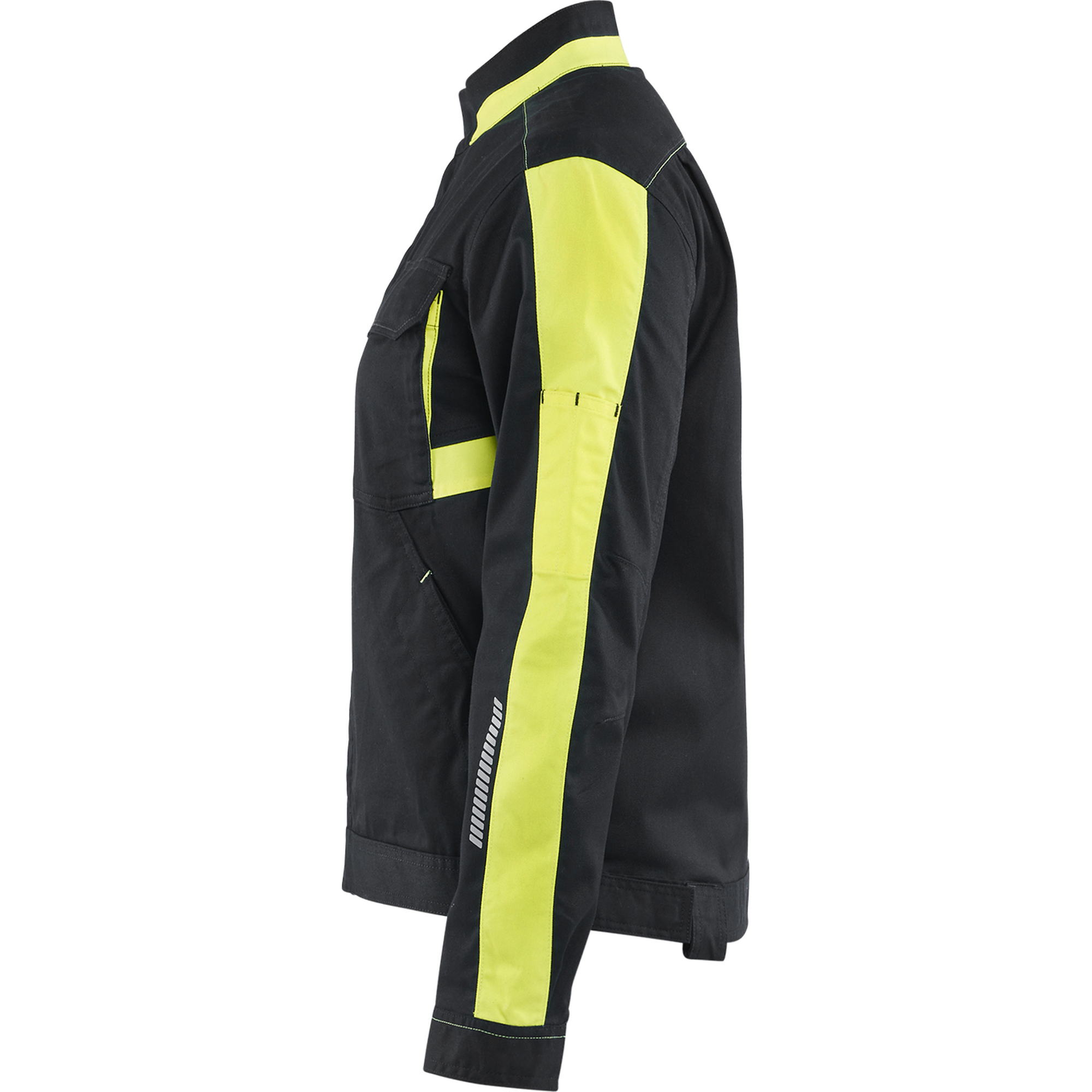 Blaklader Ladies Industrial Stretch Jacket, Black/Yellow (3)