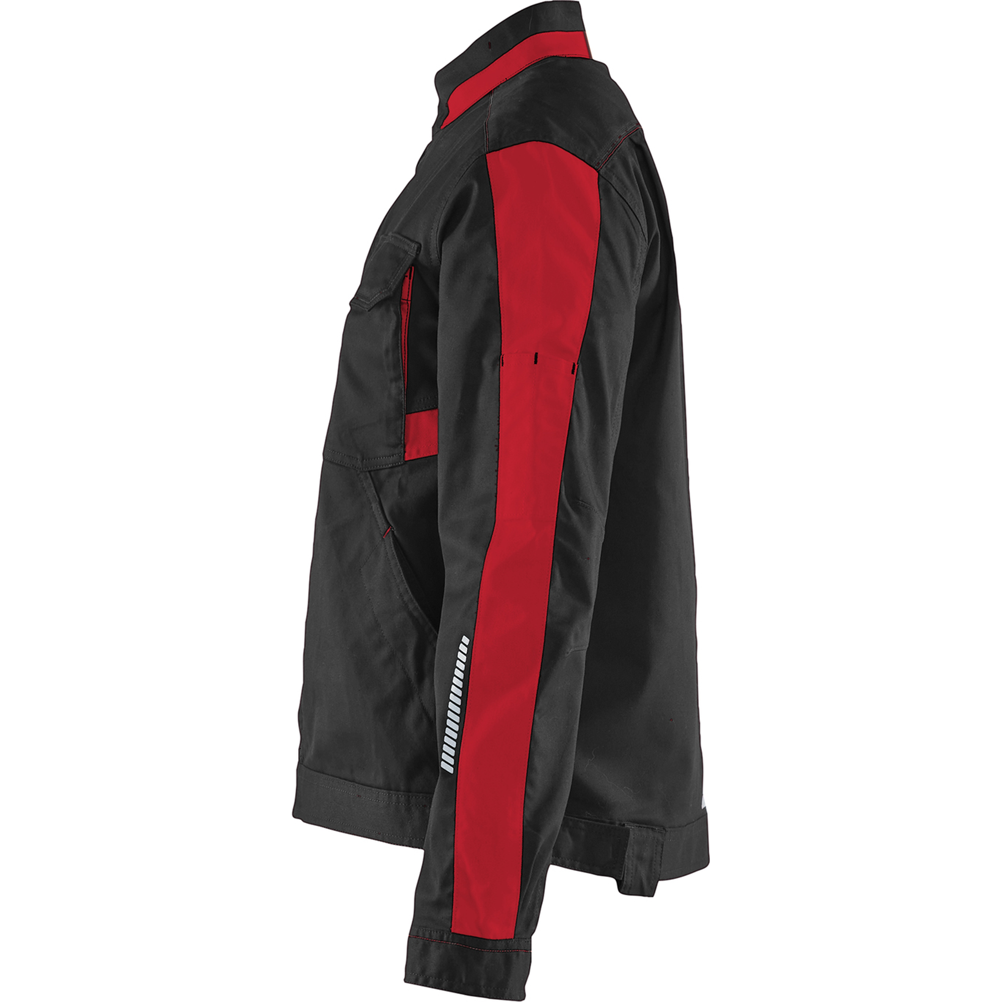 Blaklader Ladies Stretch Industry Jacket, Black/Red (3)