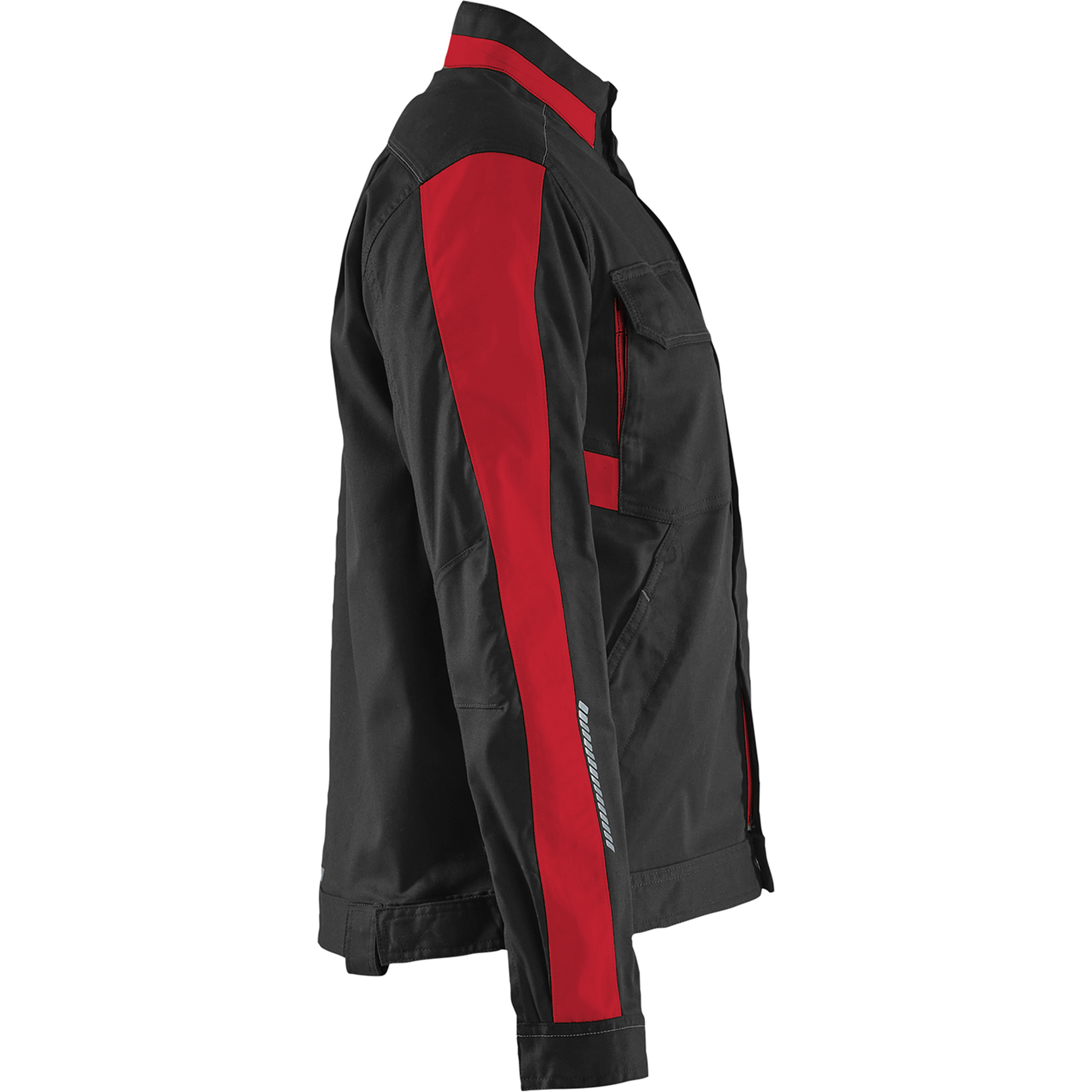 Blaklader Ladies Stretch Industry Jacket, Black/Red (2)