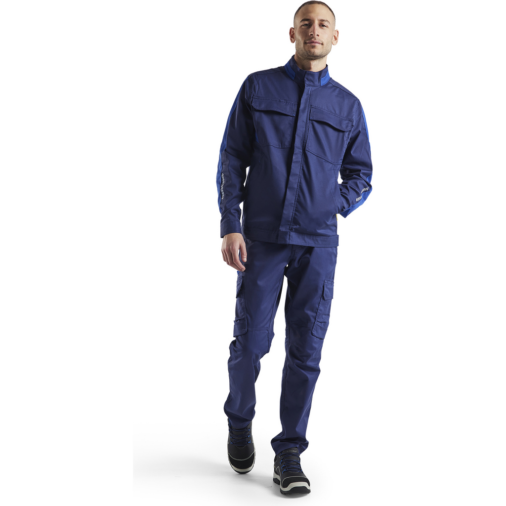 Blaklader Industry Stretch Jacket, Navy/Royal Blue (5)