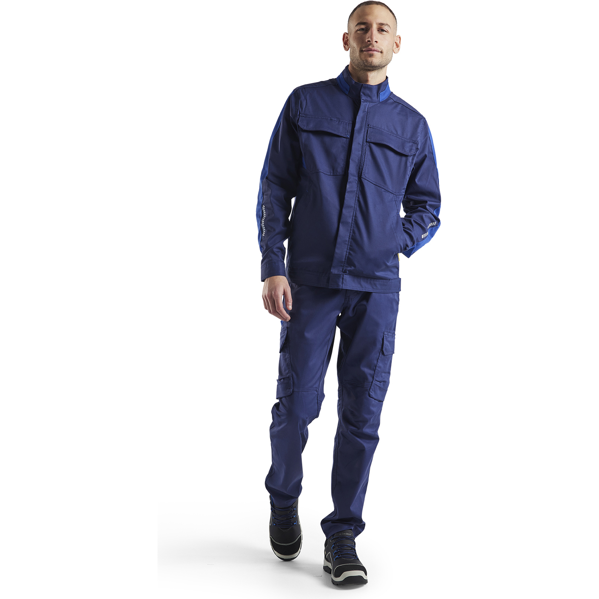 Blaklader Industry Stretch Jacket, Navy/Royal Blue (5)