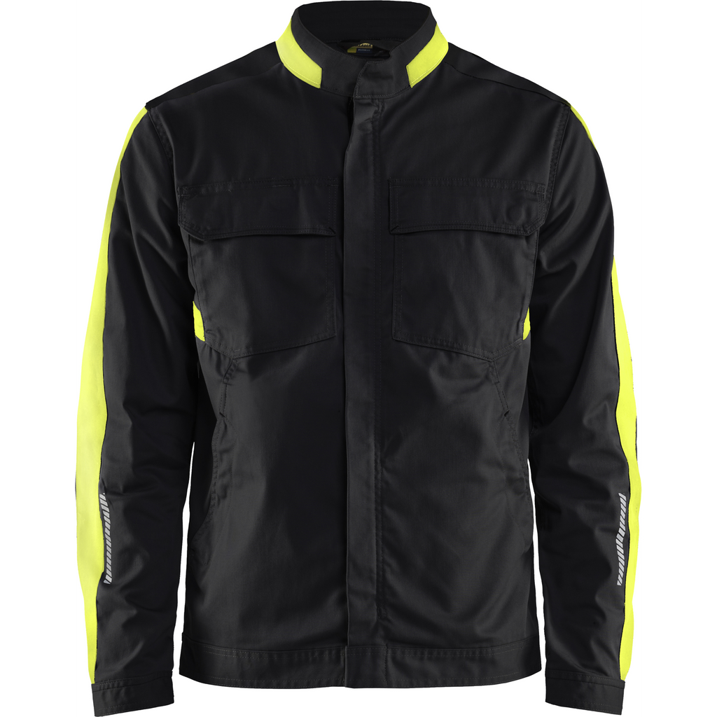 Blaklader Industry Stretch Jacket, Black/Yellow