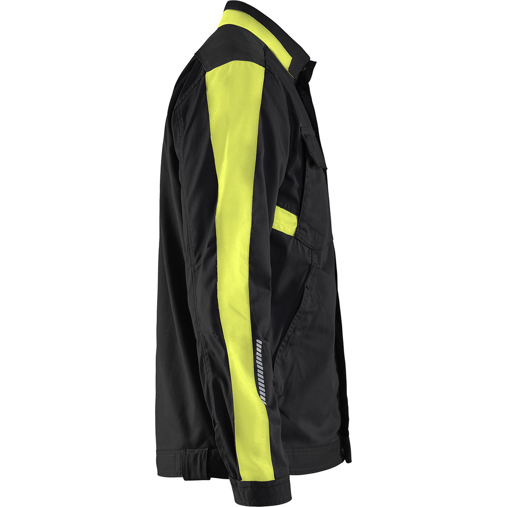 Blaklader Industry Stretch Jacket, Black/Yellow (2)