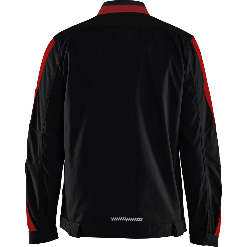 Blaklader Industry Stretch Jacket, Black/Red (4)