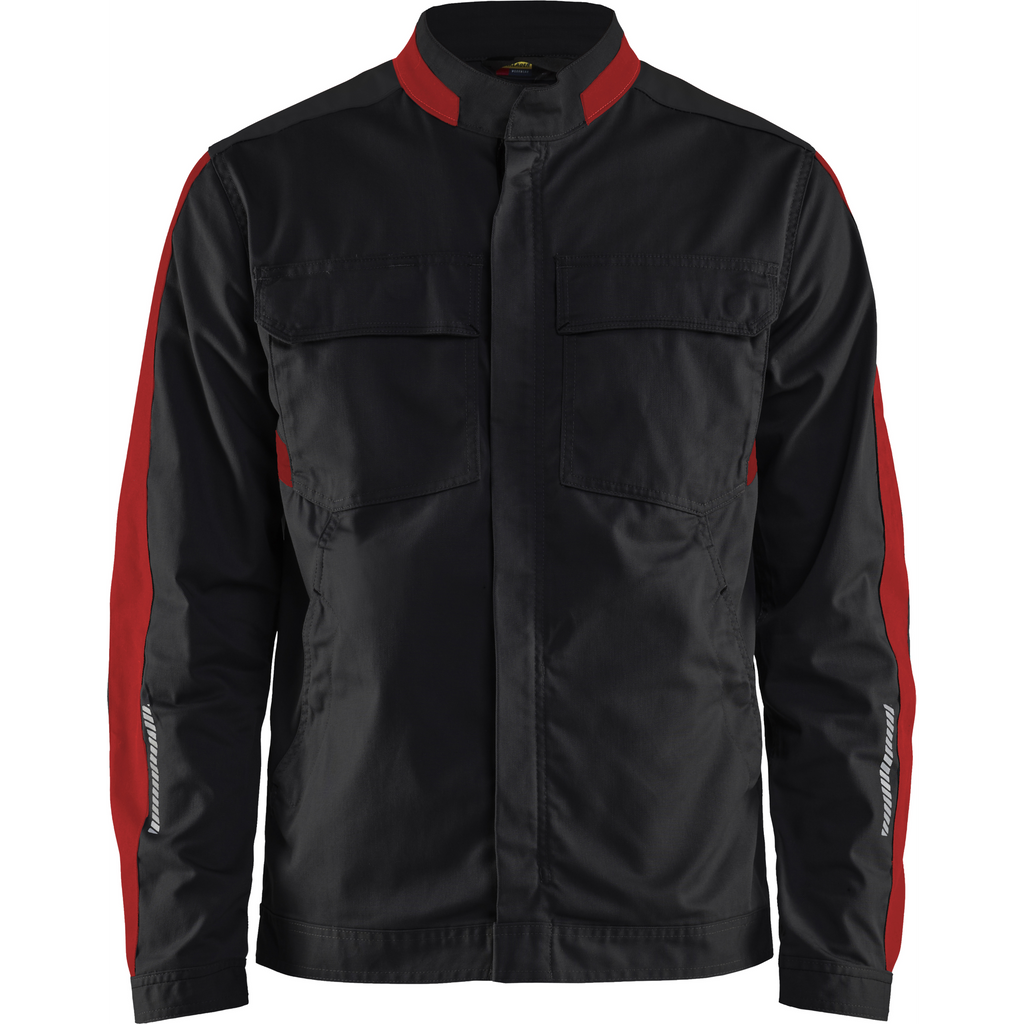 Blaklader Industry Stretch Jacket, Black/Red