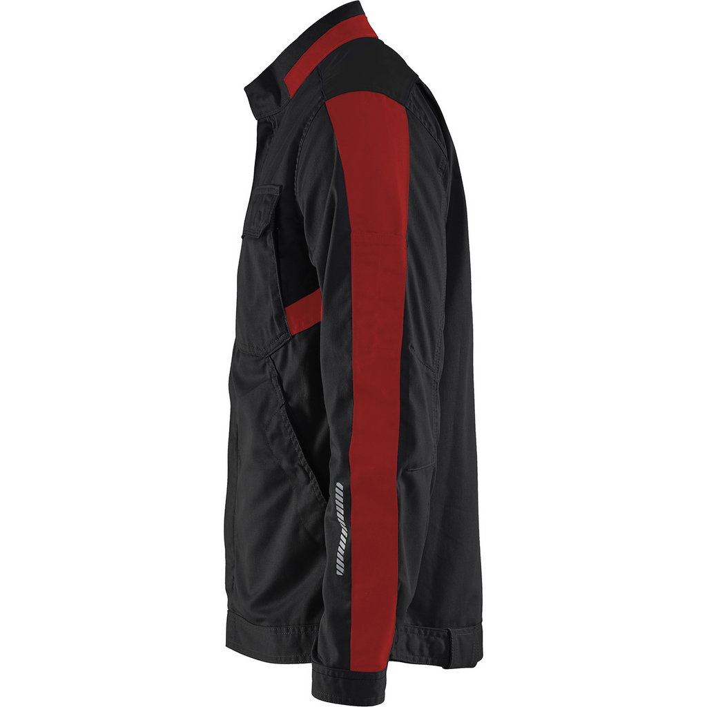 Blaklader Industry Stretch Jacket, Black/Red (3)