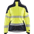 Blaklader Ladies Multinorm Softshell Jacket, Yellow/Navy Blue