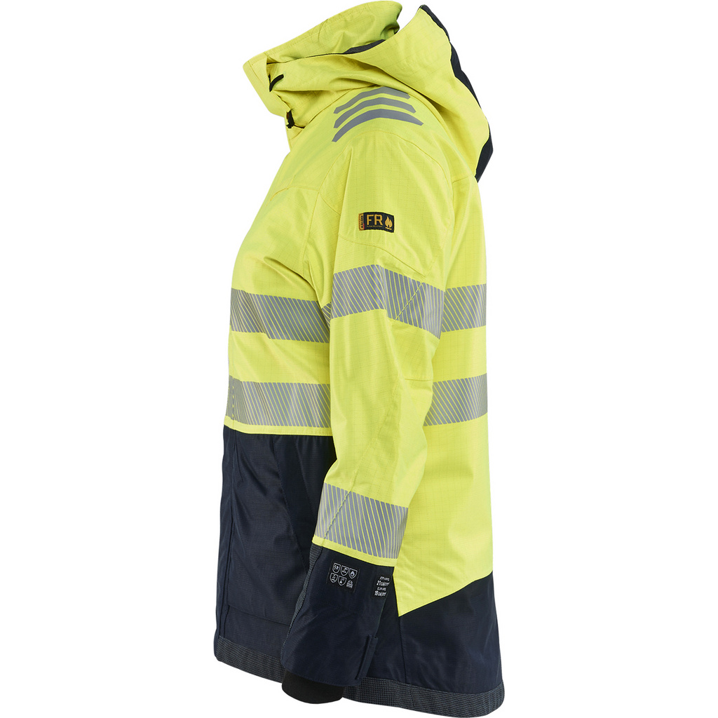 Blaklader Ladies Multinorm Shell Jacket, Yellow/Navy Blue (3)