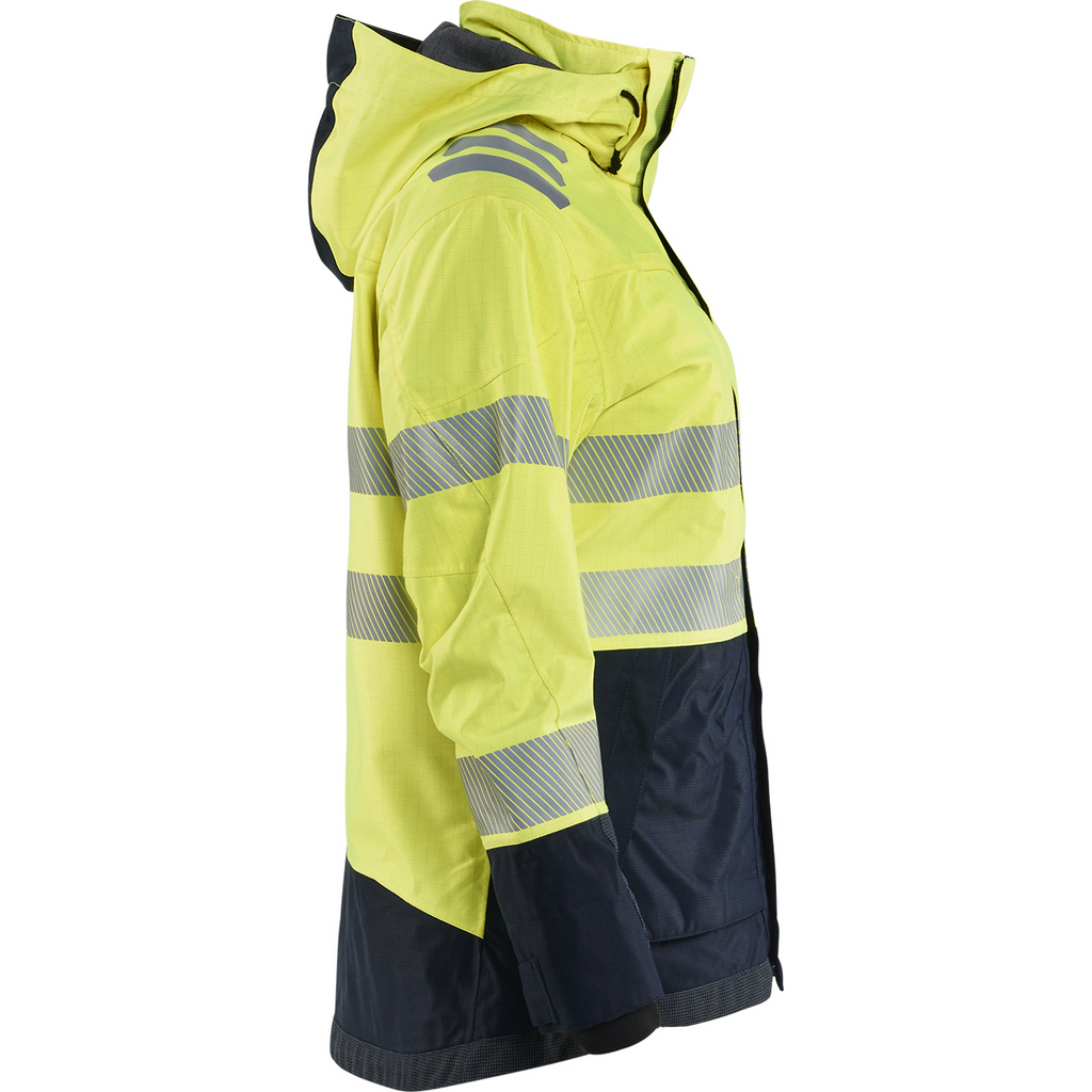 Blaklader Ladies Multinorm Shell Jacket, Yellow/Navy Blue (2)