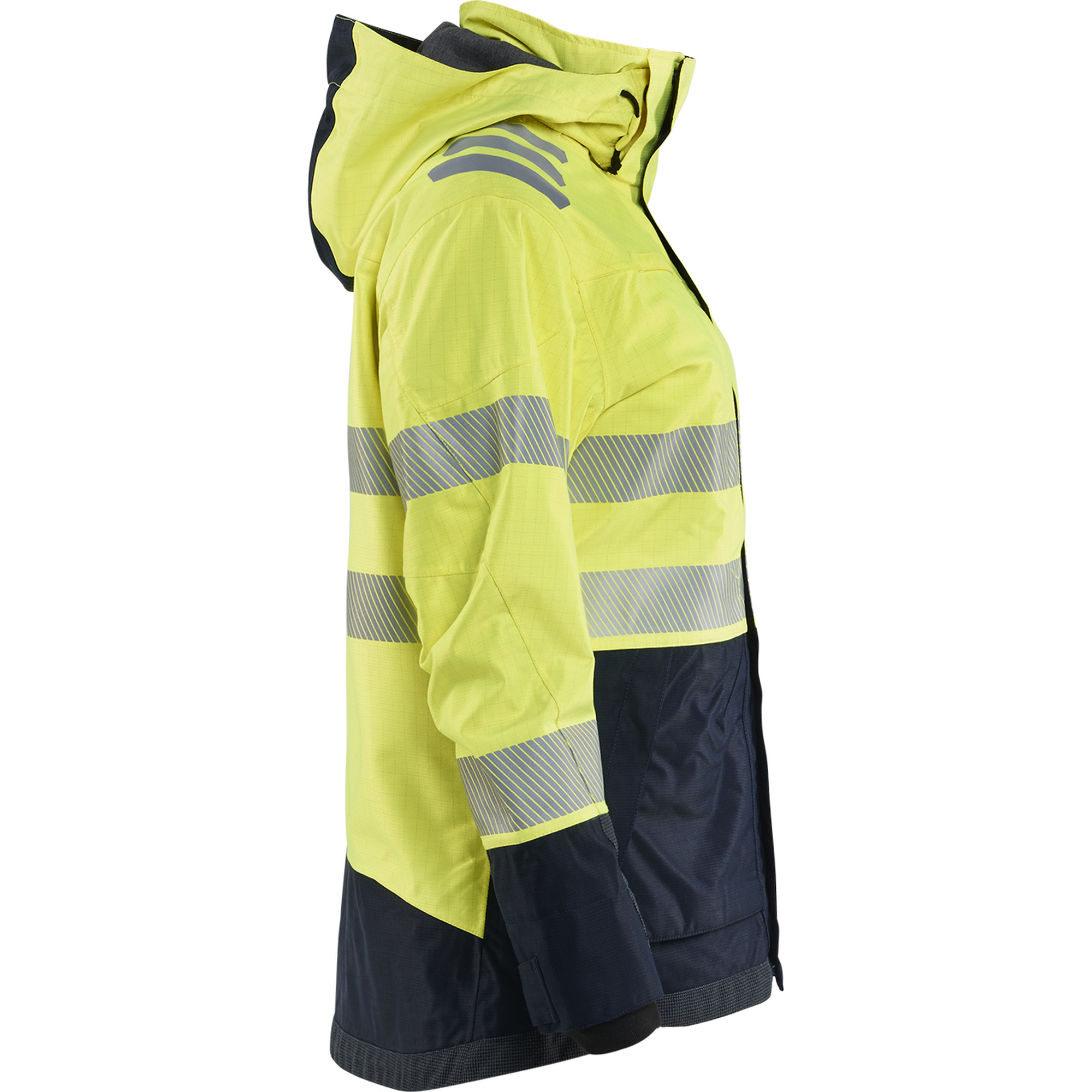 Blaklader Ladies Multinorm Shell Jacket, Yellow/Navy Blue (2)