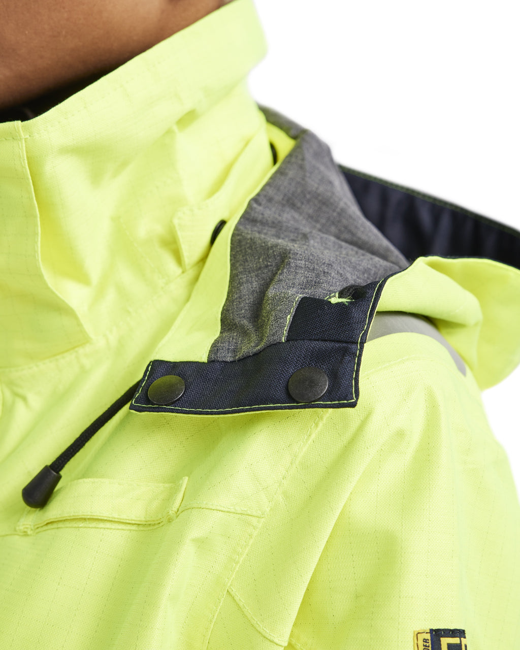 Blaklader Ladies Multinorm Shell Jacket, Yellow/Navy Blue (8)