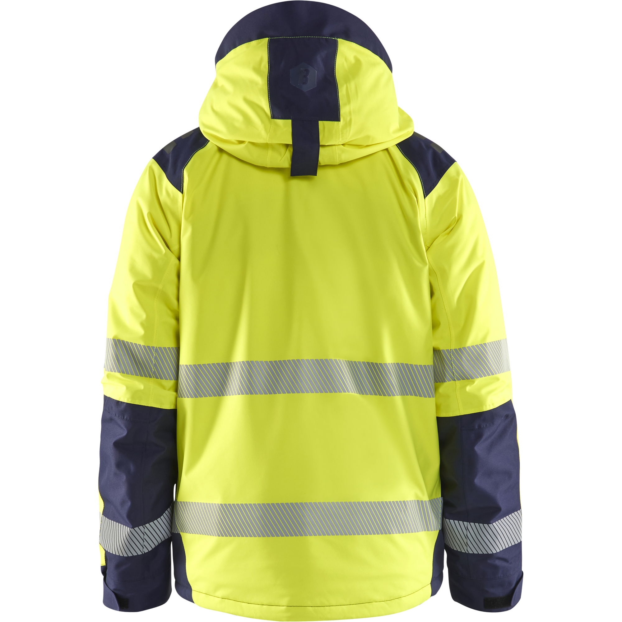Blaklader High Vis Winter Jacket, Yellow/Navy Blue (4)