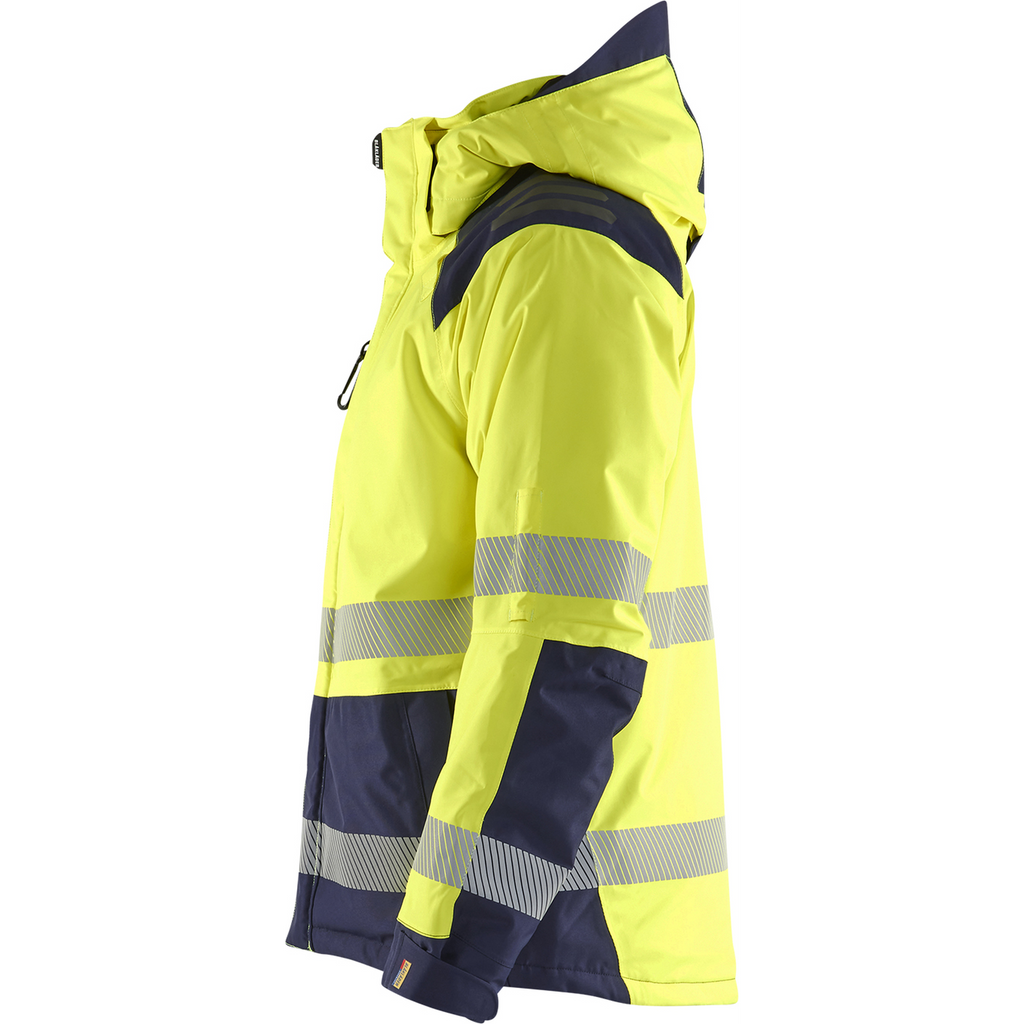 Blaklader High Vis Winter Jacket, Yellow/Navy Blue (3)