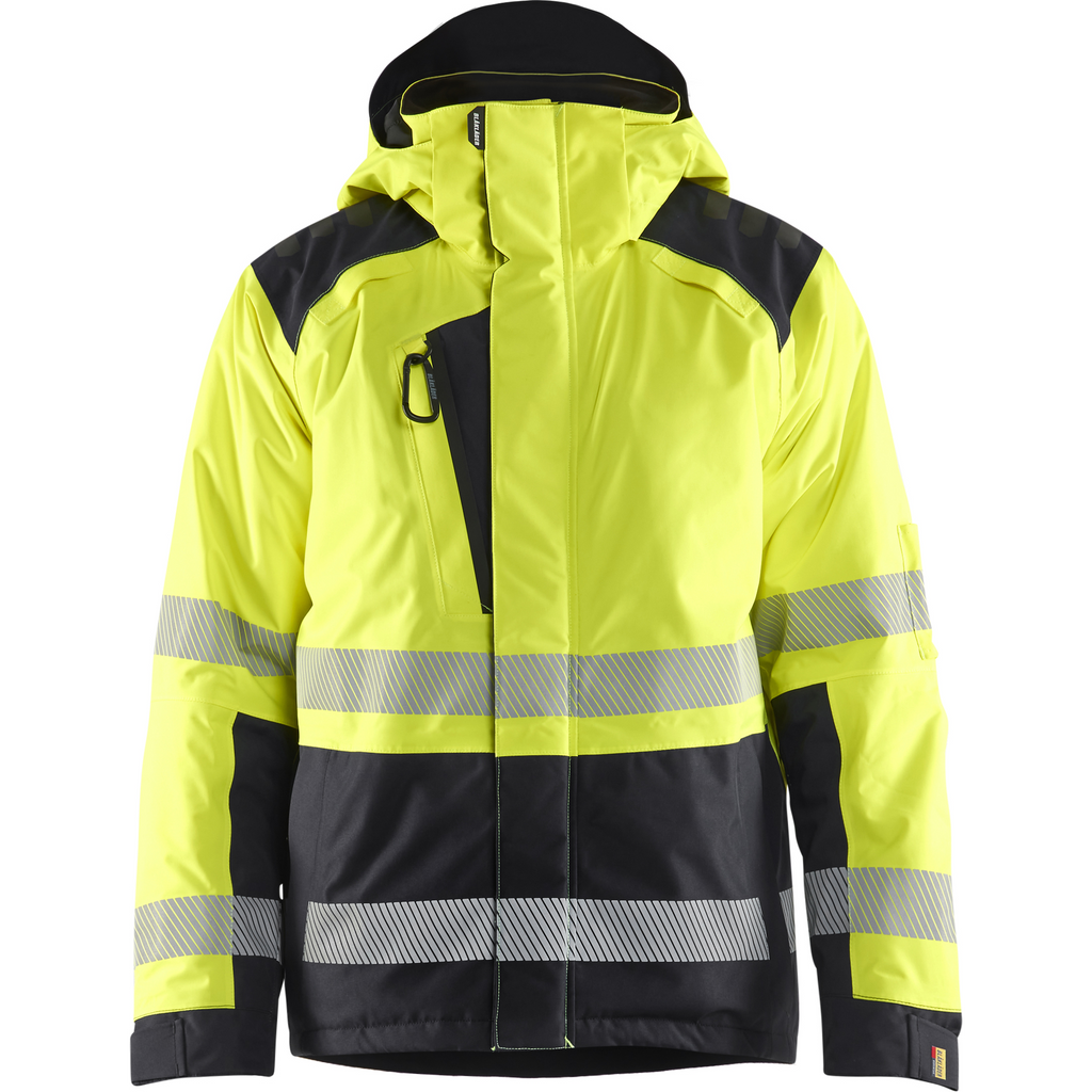Blaklader High Vis Winter Jacket, Yellow/Black