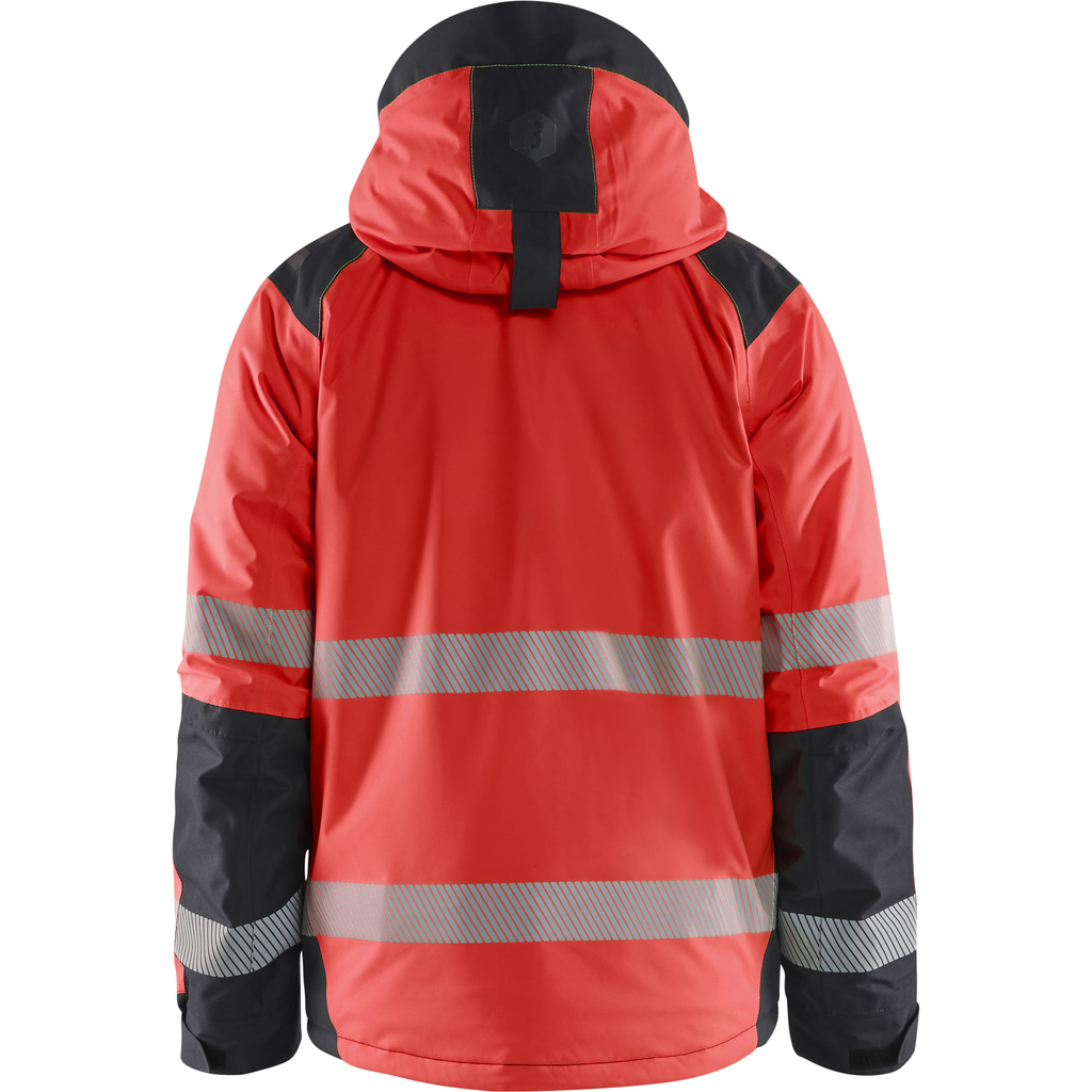 Blaklader High Vis Winter Jacket, Red/Black (4)