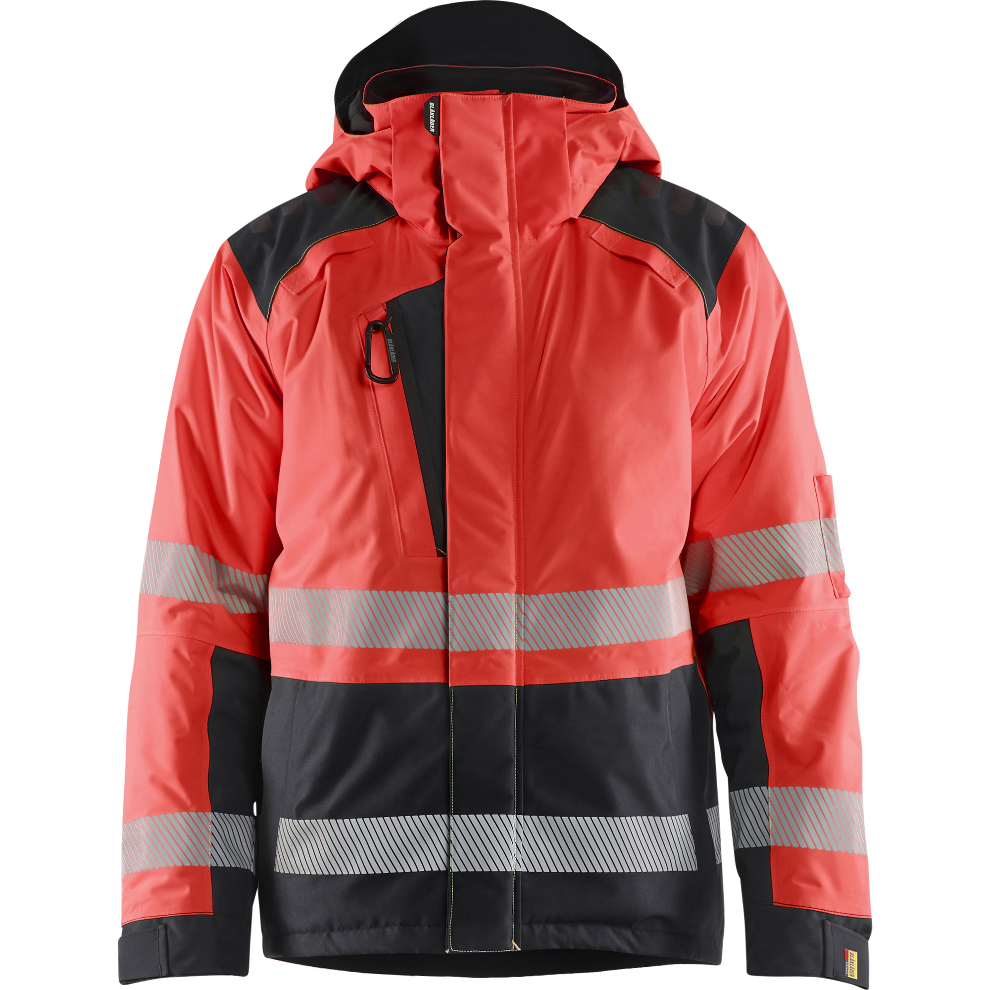 Blaklader High Vis Winter Jacket, Red/Black