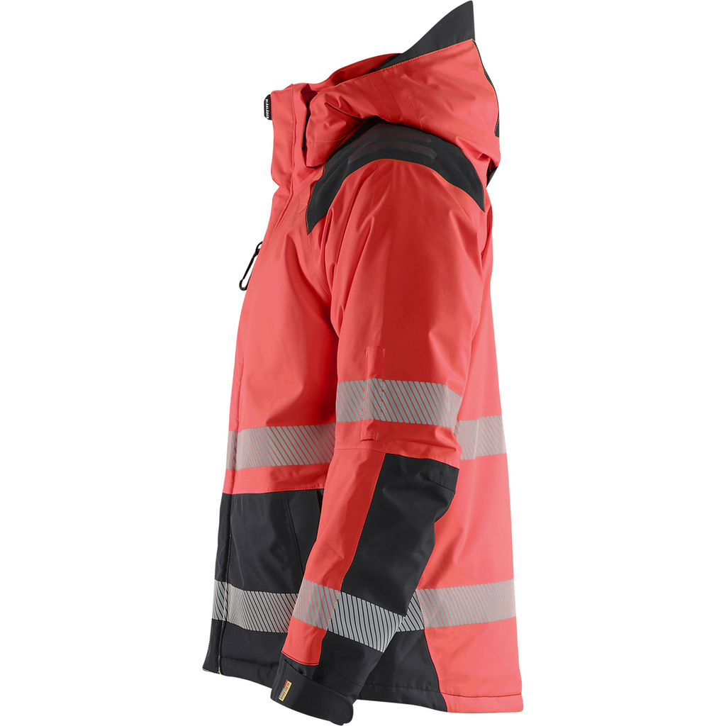 Blaklader High Vis Winter Jacket, Red/Black (3)
