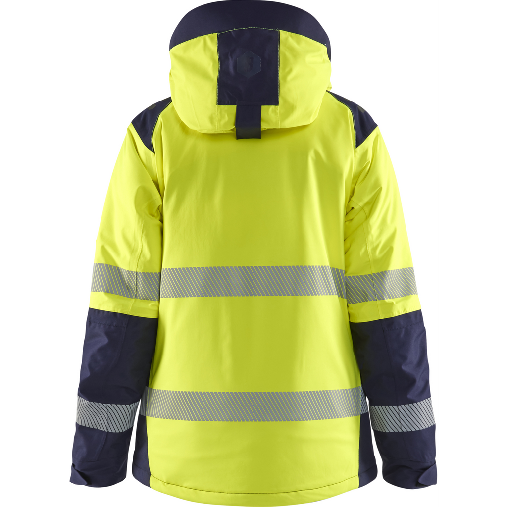 Blaklader High Vis Women's Winter Jacket, Yellow/Navy Blue (4)