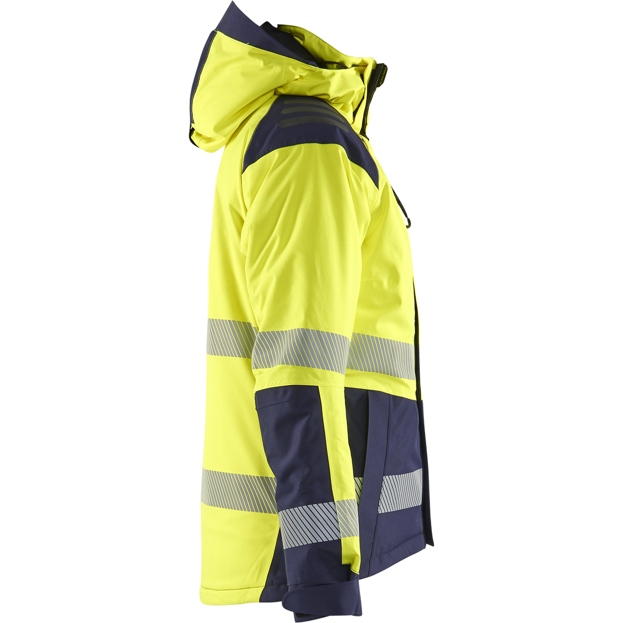 Blaklader High Vis Women's Winter Jacket, Yellow/Navy Blue (2)