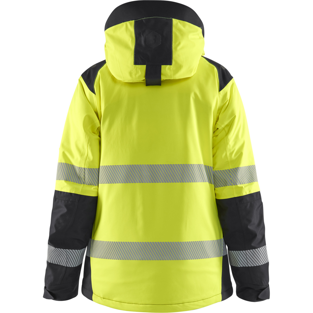 Blaklader High Vis Ladies Winter Jacket, Yellow/Black (4)