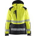 Blaklader High Vis Ladies Winter Jacket, Yellow/Black