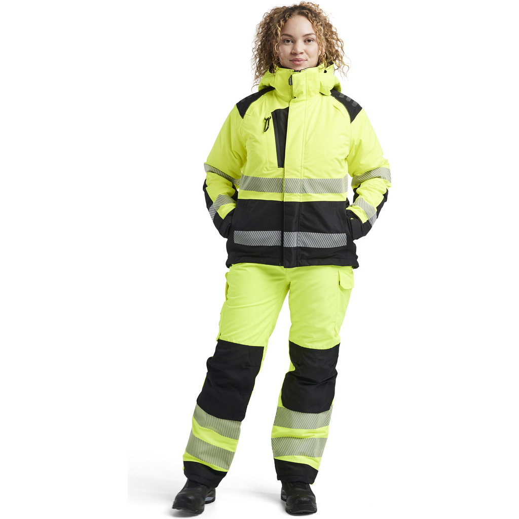 Blaklader High Vis Ladies Winter Jacket, Yellow/Black (5)
