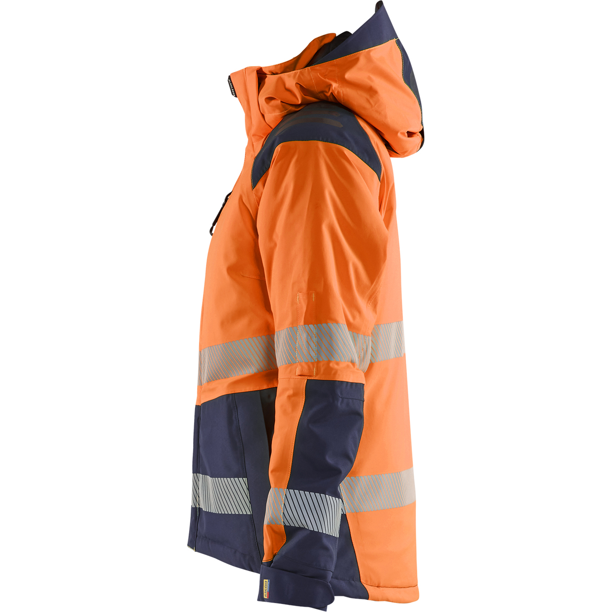 Blaklader High Vis Ladies Winter Jacket, Orange/Navy Blue (3)