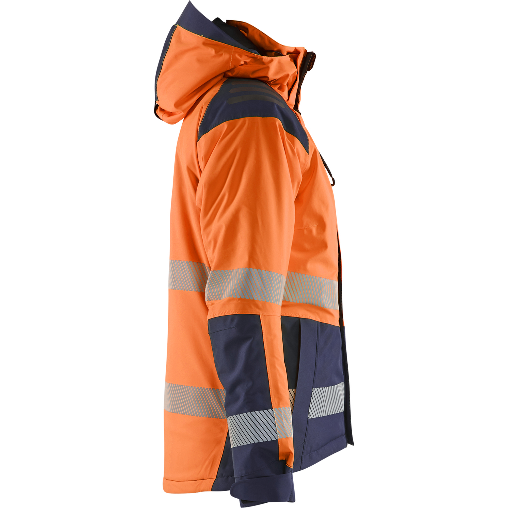 Blaklader High Vis Ladies Winter Jacket, Orange/Navy Blue (2)