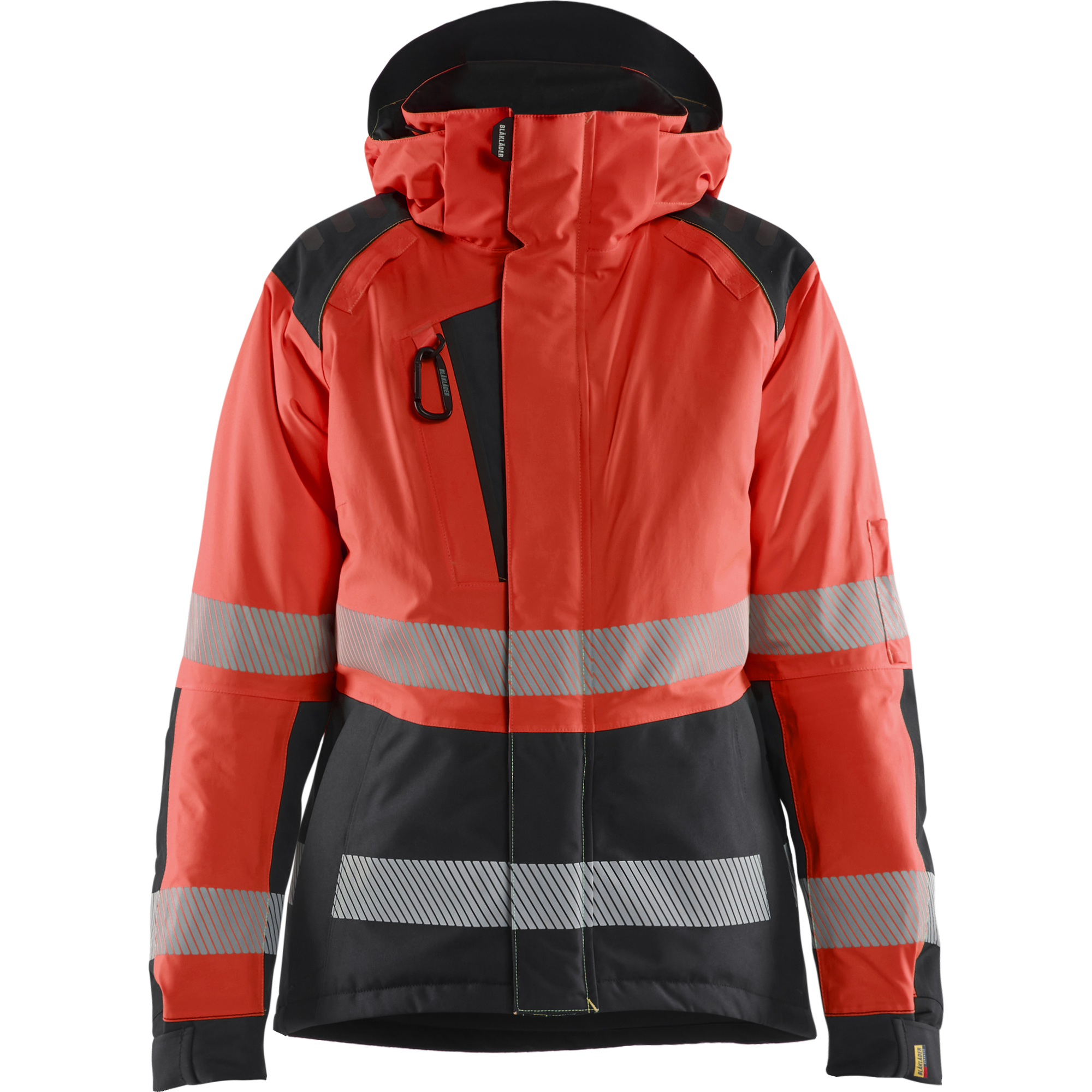Blaklader High Vis Ladies Winter Jacket, Red/Black