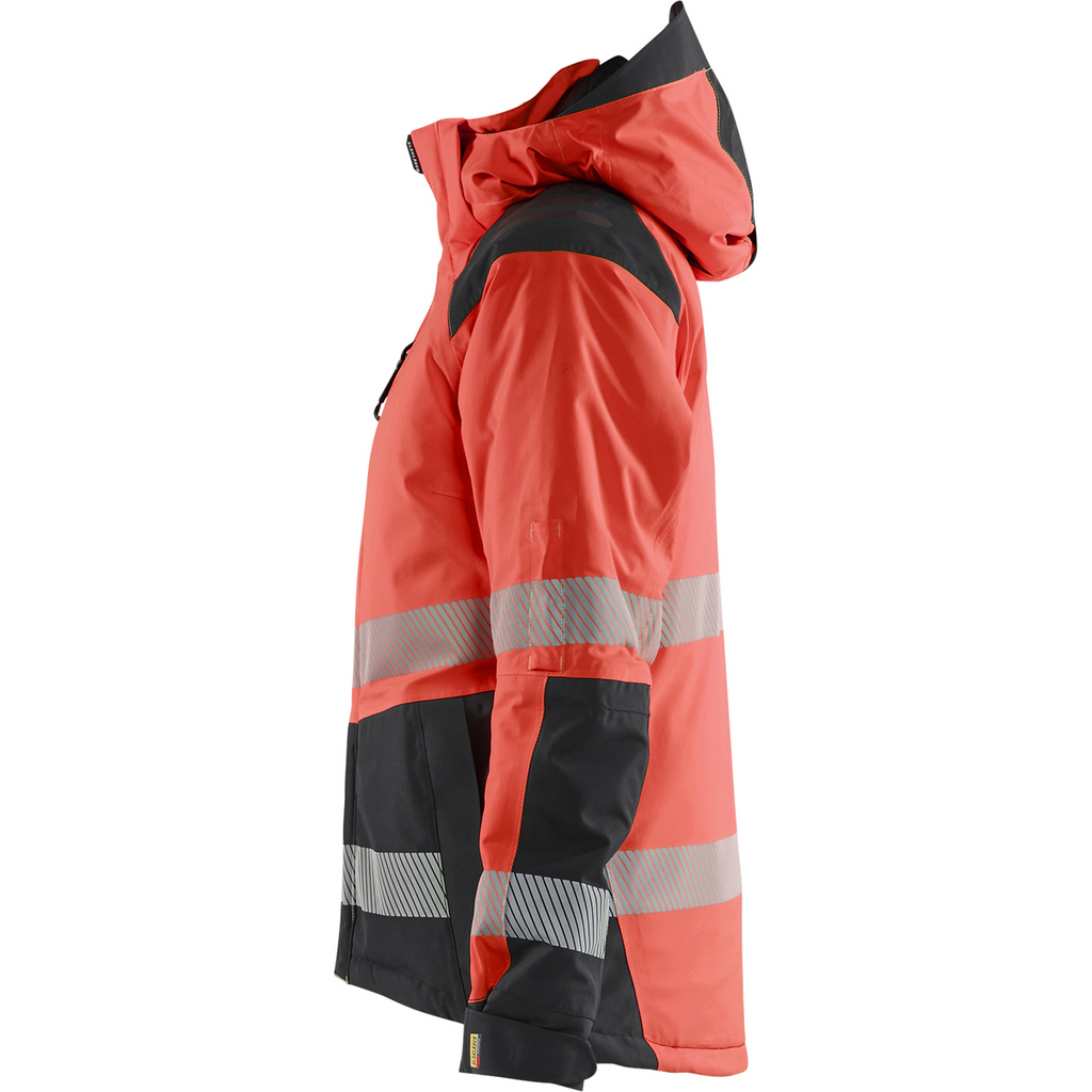 Blaklader High Vis Ladies Winter Jacket, Red/Black (3)