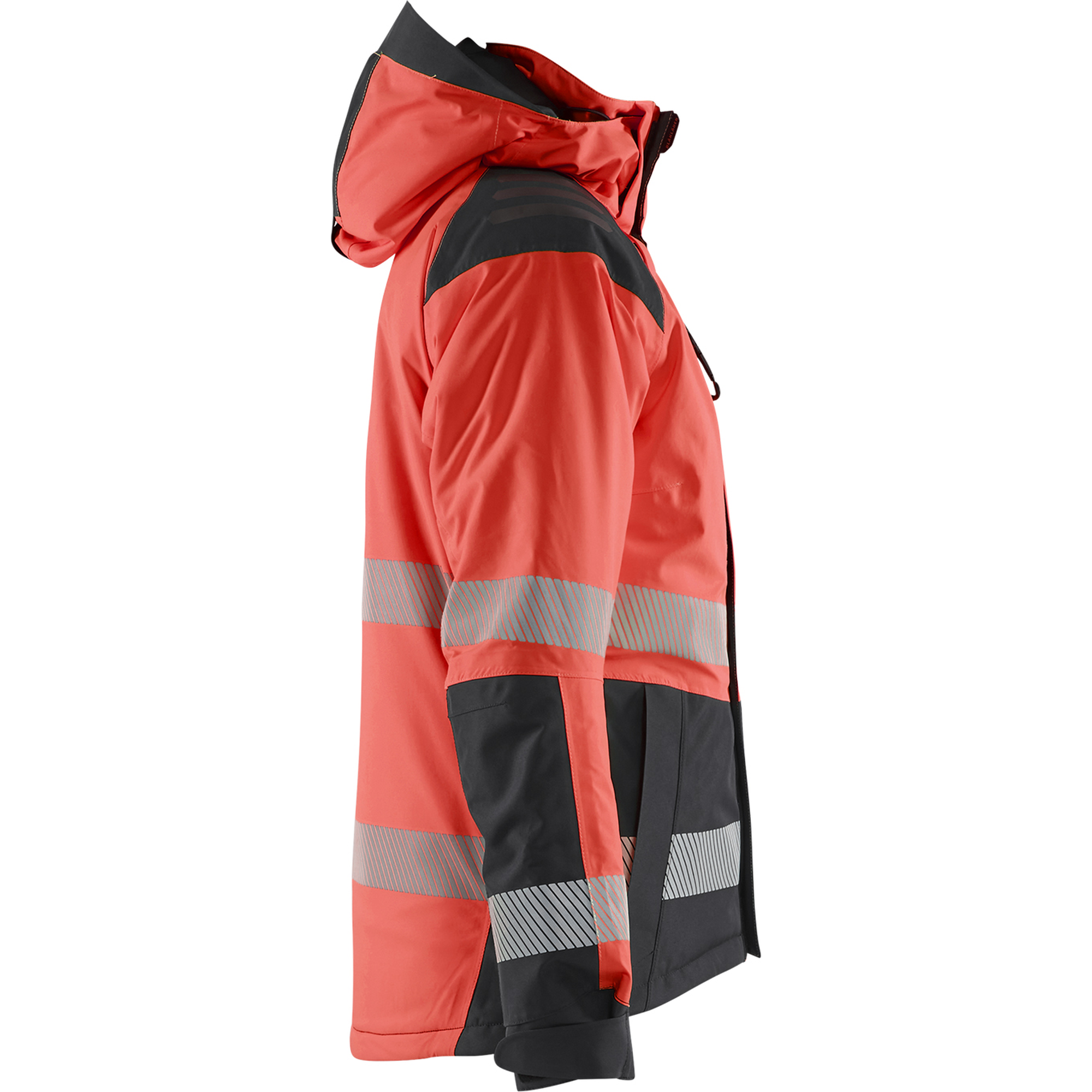 Blaklader High Vis Ladies Winter Jacket, Red/Black (2)