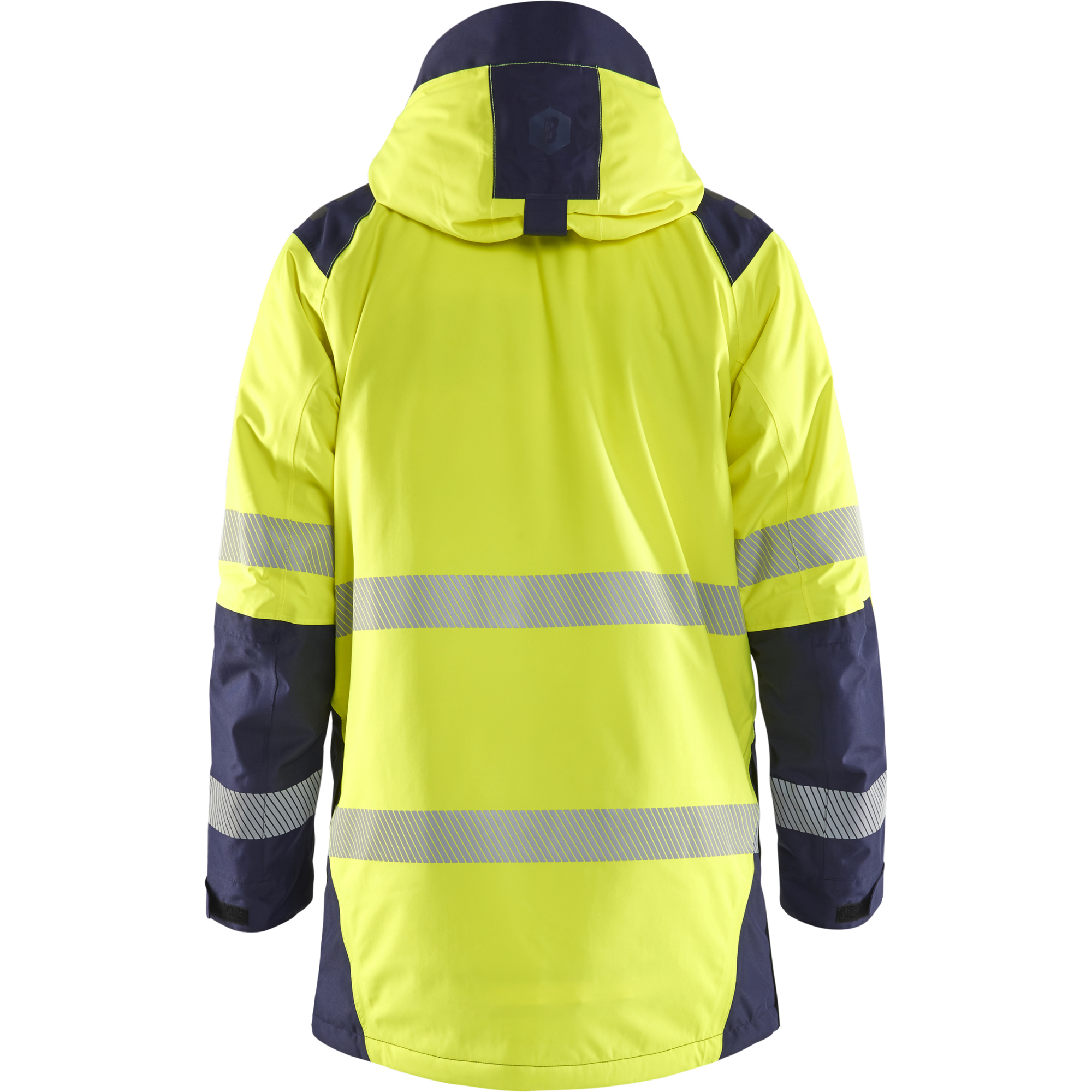Blaklader High Vis Winter Parka, Yellow/Navy Blue (4)