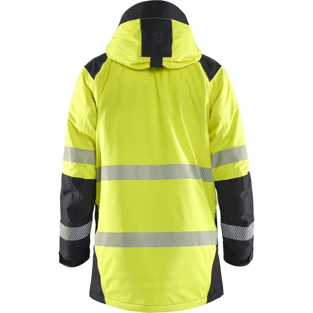 Blaklader High Vis Winter Parka, Yellow/Black (4)