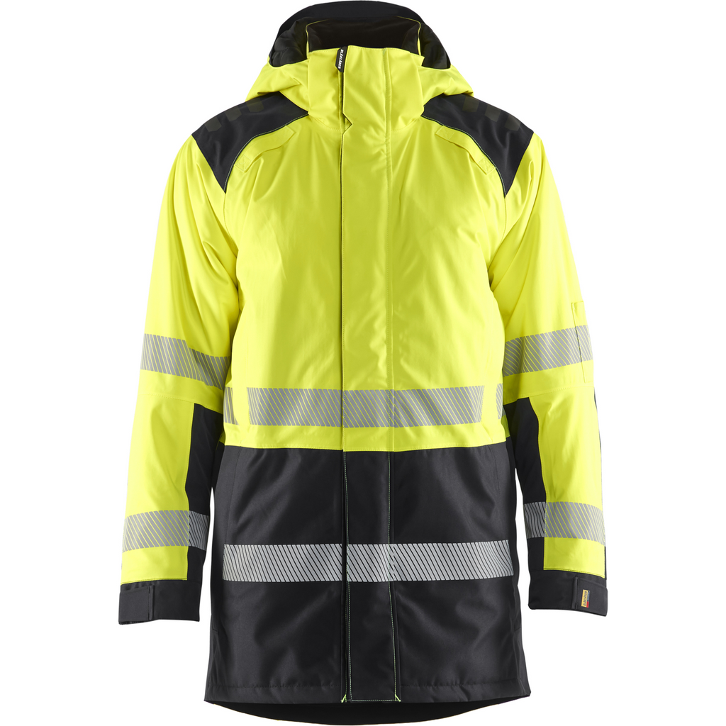 Blaklader High Vis Winter Parka, Yellow/Black